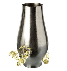 Florero de Metal de Diseño Moderno y Atractivo, Estilo Antiguo, Acabado Plateado, Acero Inoxidable, Latón, Forma Personalizada, para Bodas - Product Image 5