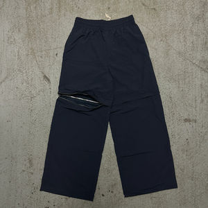 2025 nouveauté hommes personnalisé Convertible survêtement pantalon décontracté couleur unie Nylon sport pantalon taille élastique jambe large détachable - Product Image 2