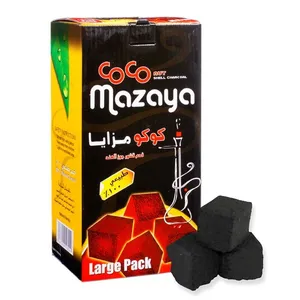 Briquetas Ecológicas Hechas a Máquina con Cáscara de Coco de Madera Dura Negra Natural para Barbacoa y Narguile, Bajo Contenido de Cenizas y Alto Contenido Calórico - Product Image 5