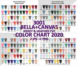 T-shirts Bella Canvas Heather, col rond, unis, doux, unisexes, en tissu tri-mélange - Product Image 6