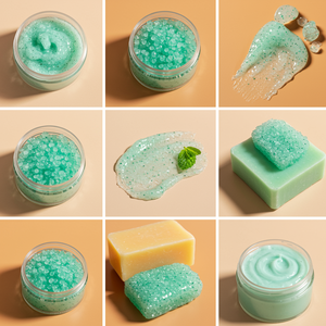 ห่อหุ้มด้วยน้ำมันมิ้นท์ขัดผิวแบบไม่ละลายลูกปัดสำหรับแชมพูยาสีฟันเจลอาบน้ำ - Product Image 3