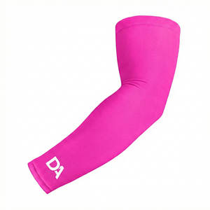 Venta al por mayor de mangas de compresión personalizadas sin costuras de alta elasticidad para gimnasio y entrenamiento, soporte muscular, directo de fábrica. - Product Image 1