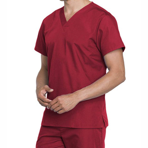 Uniformes médicos de enfermera de manga corta para hombre, uniformes de hospital de calidad superior, tejido de punto, precio bajo, venta en línea - Product Image 5