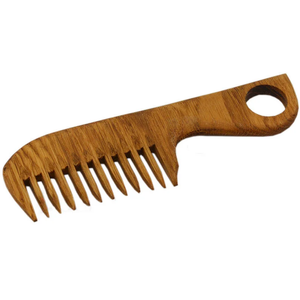 Usine directe et vente en gros de marque privée pas de statique peignes en bois faits à la main peignes à barbe en bois de santal disponibles ici - Product Image 6
