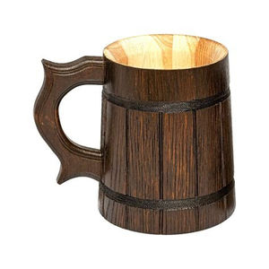 Taza de barra de madera de nuevo diseño con asa, fiestas de bodas para uso en forma personalizada, utensilios de cocina, jarra de cerveza con asa, los mejores productos - Product Image 4