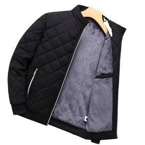 Nouvelles vestes d'hiver en polaire thermique pour hommes couleur unie veste d'hiver de luxe pour hommes épais chaud veste décontractée manteau d'affaires pour hommes - Product Image 1