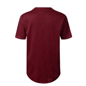 Material de poliéster Ropa de equipo personalizada Adultos Béisbol/Softball Jersey Cuello redondo Antiarrugas Transpirable Secado rápido Negro Blanco ESTRELLA - Product Image 5