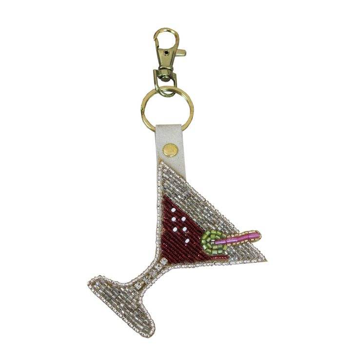 Handmade Luxury Evil Eye Embroidery Keychain Beaded Keyring for Cars and Bags Classic Style Eye Seed Beads Key From India