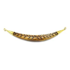 Collar con colgante de hueso tallado a mano al mejor precio al por mayor Unisex para regalo de fiesta de boda con material de cuerno de piedra principal ámbar - Product Image 5