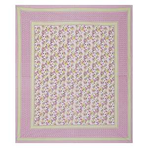 Drap de lit double king size imprimé floral chartreuse légère 2 taies d'oreiller 3 pièces ensemble de lit plat uni pour massage modèle ADB1455 - Product Image 3