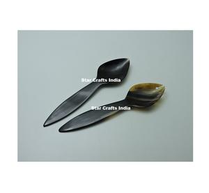 Juego de Cubiertos de Cuerno Natural Decorativos Hechos a Mano, Diseño Clásico, Más Vendidos, Cuchara y Tenedor para Servir Ensaladas, Utensilios de Cocina para Hotel - Product Image 1