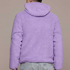 Sudadera con Capucha Personalizada con Orejas de Oso, Unisex, de Sherpa y Felpa, 100% Algodón, Transpirable, Gruesa, con Bolsillo, para Otoño - Product Image 2