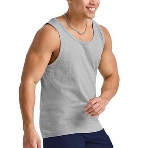 OEM personalizado al por mayor transpirable camisetas sin mangas para los hombres de alta calidad gimnasio Fitness totalmente personalizado ropa de los hombres camisetas sin mangas de algodón 2025 - Product Image 4