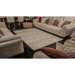 Mexx MX011 Beige Alfombra hecha a máquina Decoración del hogar sin polvo - Product Image 6