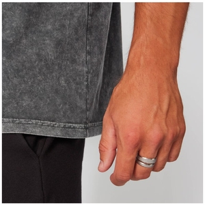 T-shirt for men 270g Oversized <b>Tshirt</b> Men Heavy Cotton Custom Logo Heavyweight T Shirt Men's T-shirts - Product Image 6