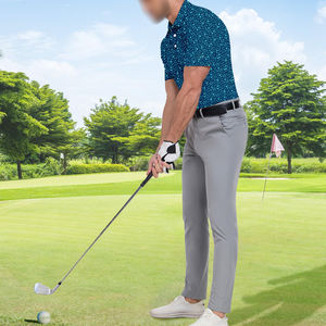 เสื้อโปโลผู้ชายคุณภาพสูง ทรงปกติ แขนสั้น สำหรับเล่นกีฬา ซับเหงื่อ แห้งเร็ว เหมาะสำหรับกอล์ฟ รับสกรีนโลโก้ ผ้าพิมพ์ลายเรียบ - Product Image 6