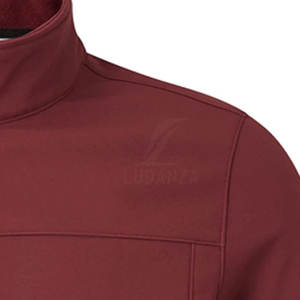 Veste Softshell pour hommes, fabrication en usine, nouveauté, manches longues avec col montant, vestes pour hommes à prix de gros personnalisées - Product Image 5