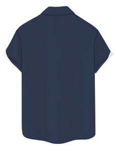 Wholesale Custom Men's Quick Dry <b>Bowling</b> Jersey OEM Sublimation with Digital Printing Team Logo Ringer Shirts - Product Image 3
