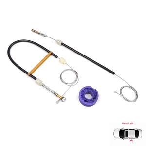 Kit de réparation de lève-vitre arrière gauche BWR5245 pour Phaeton 3D MK1 2002-2016 SWB (entreaxe court) 3D4839755 - Product Image 1