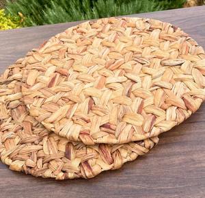 <b>Woven</b> Round Water Hyacinth <b>Placemat</b> Eco friendly products Made in Vietnam Table decoration <b>Woven</b> <b>Placemat</b> Wholesale - Product Image 4