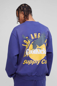 Sudadera de Cuello Redondo de Alta Calidad, Personalizada, 100% Algodón, con Bordado y Estampado Puff, para Hombre, Forro Polar, Corte Regular, Invierno - Product Image 6