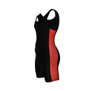 เสื้อกล้ามนักมวยปล้ำผ้าสแปนเด็กซ์/ โพลีเอสเตอร์ระบายอากาศได้ดีน้ำหนักเบาออกแบบได้ตามที่ต้องการ - Product Image 3