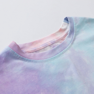 Camisetas Tie Dye Personalizadas para Mujer, Uso Casual, Tejido de Punto, Antiarrugas, Transpirables, Venta al Por Mayor - Product Image 4