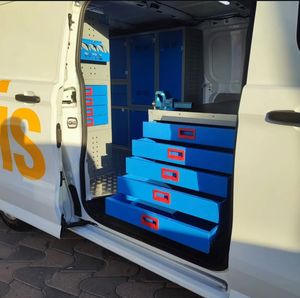 Équipement d'armoires à outils de véhicule OEM de haute qualité Étagères de fourgonnettes pratiques Armoires de fourgonnettes compatibles avec tous les véhicules - Product Image 5