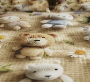 ชุดผ้าปูที่นอนลายหมีเท็ดดี้สำหรับเด็ก พร้อมปลอกหมอน - Product Image 3