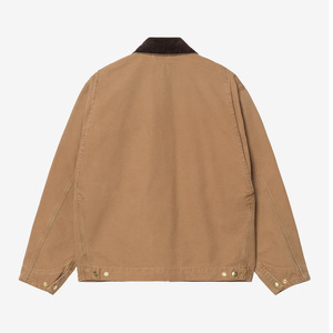 <b>Men's</b> <b>Jackets</b> Custom Outdoor Winter Zip up Workwear Custom DTG Print Canvas <b>Trucker</b> Detroit Bomber Work <b>Jacket</b> for <b>Men</b> - Product Image 2