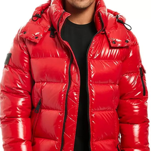 Veste matelassée hommes personnaliser la conception veste matelassée d'hiver vêtements de Style de mode vêtements d'hiver chauds ajustés vestes décontractées - Product Image 5
