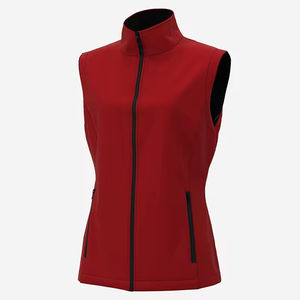 Vestes Softshell Personnalisées Sans Manches de Haute Qualité Vente en Gros Coupe-Vent Veste Softshell pour Femmes Veste Softshell Slim Fit - Product Image 3