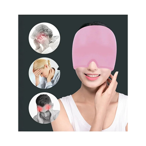 <b>Pink</b> Migraine Relief Cap Hot and Cold Compress Head <b>Wrap</b> - Product Image 2