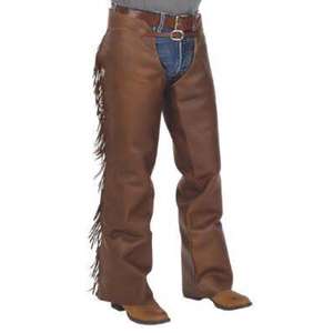 Pantalon en cuir pour homme, cuir nappa noir véritable, nouveau style de culotte, pantalon en cuir rembourré, sous-vêtements, chaps de cowboy - Product Image 6
