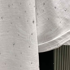 El último diseño, camisa de compresión de secado rápido para hombres, cómodas camisetas de diamantes de imitación para hombres de alta calidad - Product Image 5