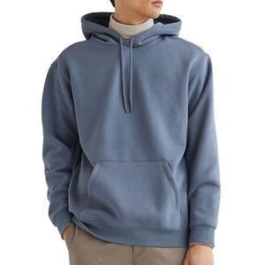 Sudadera con Capucha Oversize Personalizada de Algodón Orgánico 100% para Hombre, Estilo Urbano de Invierno, Hombros Caídos, Venta al por Mayor - Product Image 1