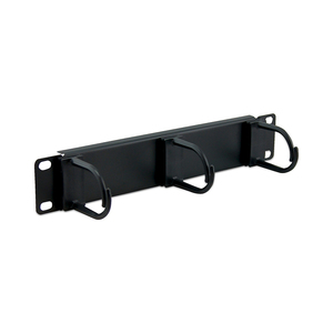 Panneau de passage de câbles en acier laminé à froid haute densité et plastique ABS pour armoire de 10 pouces pour les infrastructures réseau et informatiques - Product Image 1