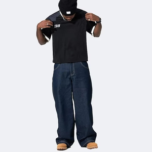 เสื้อยืดผ้าถักทรงโอเวอร์ไซส์ของผู้ชายเสื้อยืดผ้าฝ้าย100% ตามสั่งขนาดพิเศษพิมพ์ลายวินเทจคุณภาพสูง GSM 300 - Product Image 5