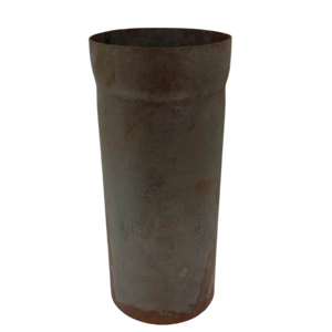 Florero de hierro rústico de gran tamaño hecho a mano, maceta de Metal decorativa para el hogar, acabado Natural para sala de estar o boda - Product Image 2