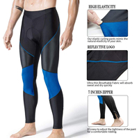 Pantalon de cyclisme respirant et réfléchissant personnalisé avec rembourrage en gel Leggings de cyclisme Leggings de vélo Pantalon de vtt rembourré en gel