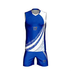 Uniformes de Voleibol Personalizados con Logotipo y Colores, 100% Poliéster OEM, Tela de Alta Calidad de 300g, Secado Rápido, Transpirable, Precio Bajo - Product Image 2