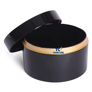 Caja de laca redonda de lujo pintada con laca brillante Cajas de regalo de almacenamiento de joyas al mejor precio Hecho en Vietnam - Product Image 2