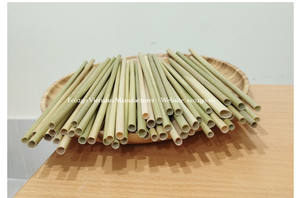 Best Selling Disposable Natural Grass Straws Eco-Friendly and Disposable Vietnam Made of 100% Material Grass in Vietnam - Product Image 4