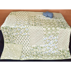 DOhar ผ้าห่มทอมือพิมพ์ลายดอกไม้ใหม่100% ผ้าฝ้ายบริสุทธิ์พิมพ์ลายดอก - Product Image 1