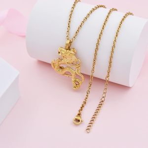 Collares de urna de dragón dorado para cenizas, joyería de recuerdo, colgante de urna de cremación de acero inoxidable para hombres y mujeres, tamaño personalizado - Product Image 5