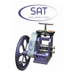 Machine manuelle de laminoir de bijoux de SAT pour la feuille et le fil formant l'outil de haute précision pour le rouleau de bracelet de bracelet malaisie dubaï - Product Image 5