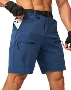 Shorts cargo pour hommes en vente chaude, OEM, vêtements de travail, shorts cargo personnalisés 100% coton pour hommes, shorts cargo à boutons - Product Image 3