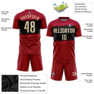 Camiseta de fútbol personalizada al por mayor para jóvenes, niñas y niños, para uniforme de equipo - Product Image 3