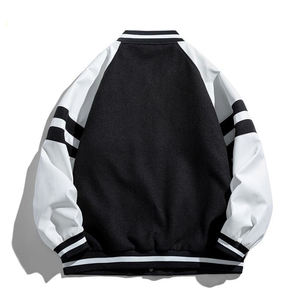 Nueva mejor calidad personalizada hombres invierno béisbol Letterman Varsity chaqueta Color polar impermeable Reversible High Street tentativo - Product Image 4