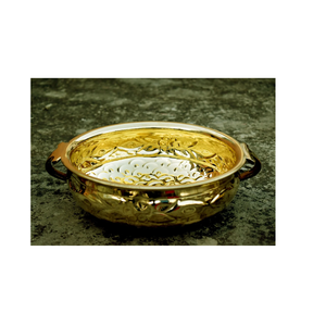 Prix de gros Forme ronde en laiton Urli Flower Bowl Meilleure qualité Taille personnalisée Urli du fabricant en Inde - Product Image 1